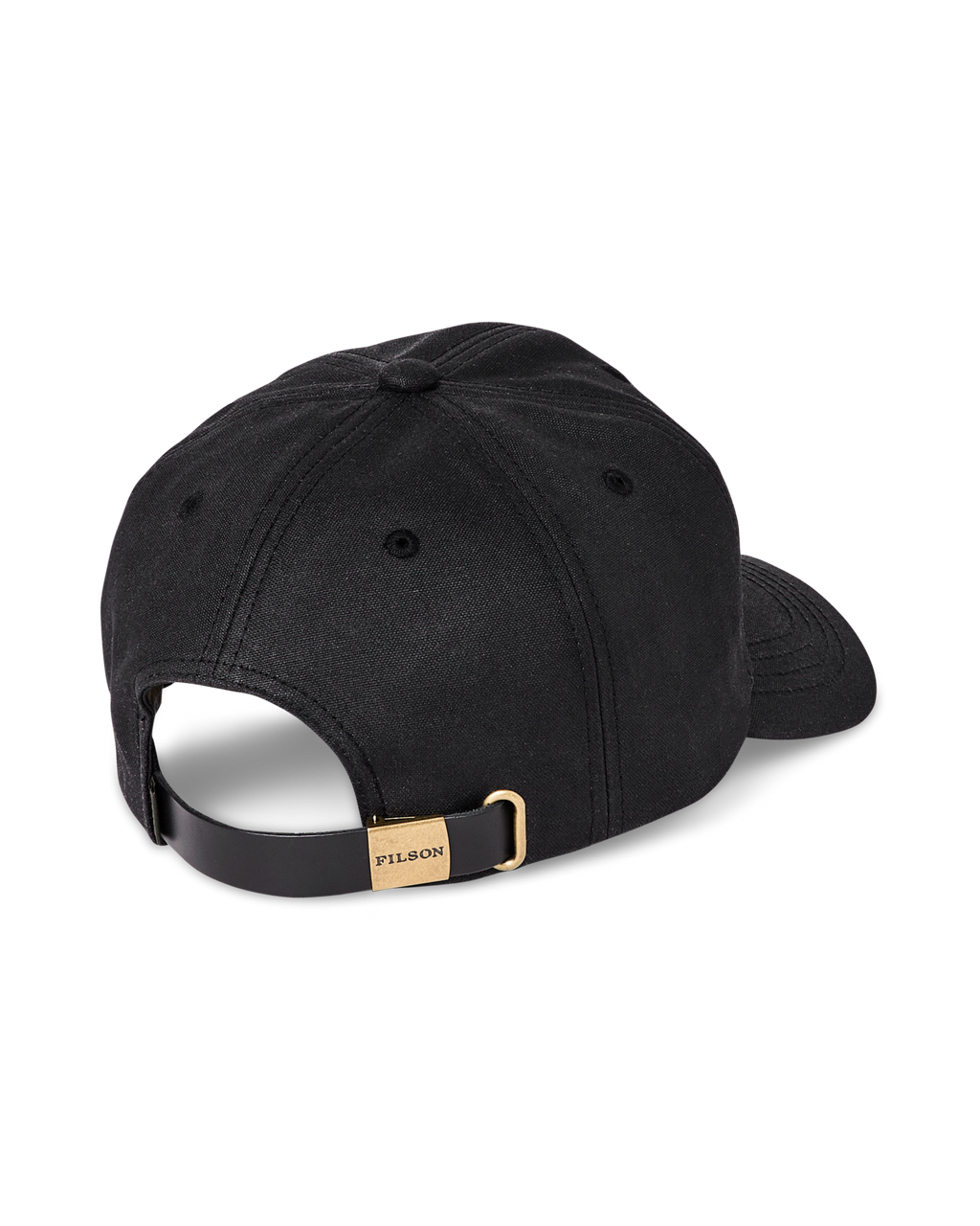 Filson Waxed Low-Profile Logger Cap - Black