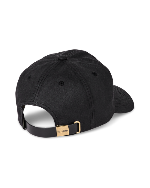 Filson Waxed Low-Profile Logger Cap - Black