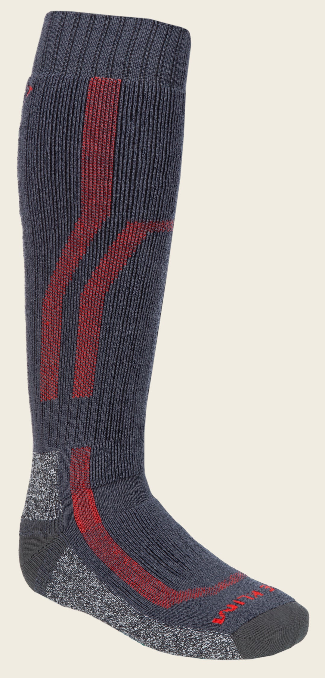 Klim Aggressor 3.0 Sock Asphalt - Fiery Red