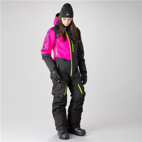 CKX Women's Yukon Monosuit Black - Pink