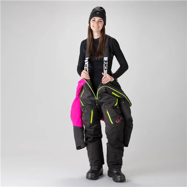 CKX Women's Yukon Monosuit Black - Pink