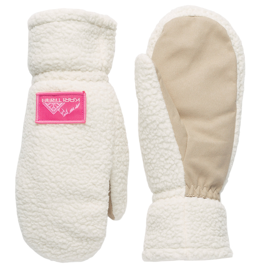 Kari Traa Rothe Pile Mittens | Light Beige