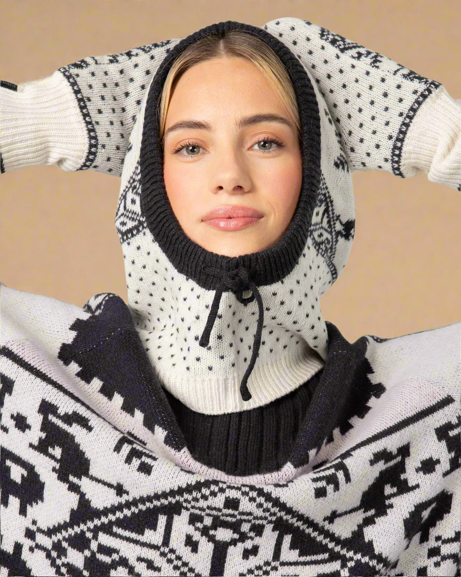 Kari Traa Saga Knit Balaclava | Black