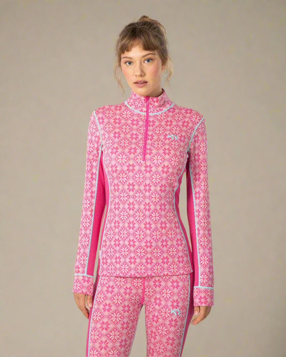 Kari Traa Rose Half Zip | Bright Pink