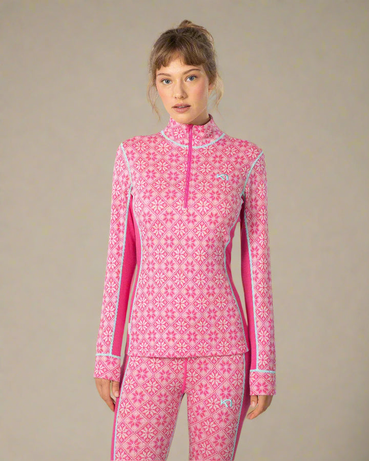 Kari Traa Rose Half Zip | Bright Pink