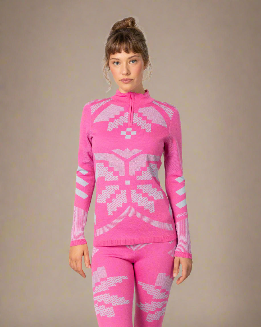Kari Traa Faith Half Zip | Bright Pink