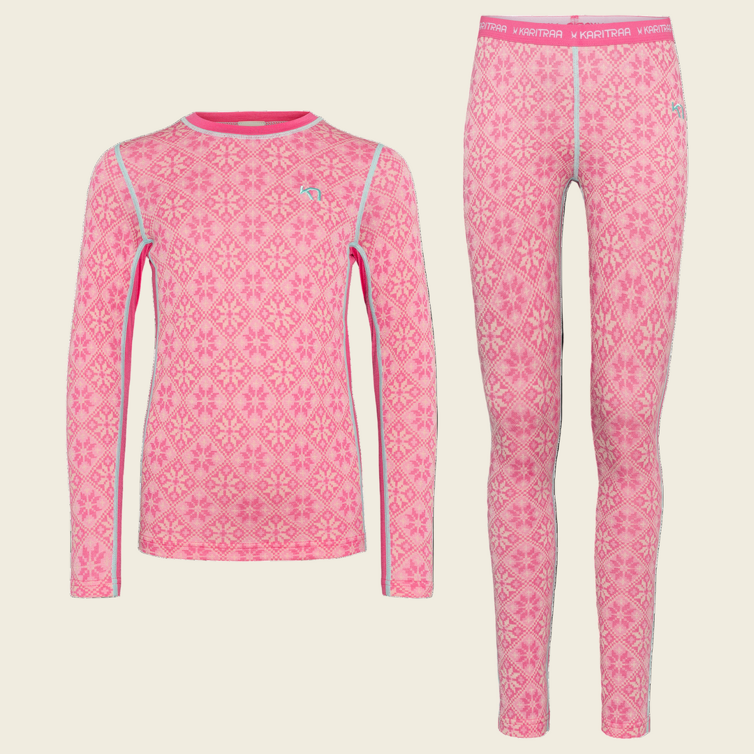 Kari Traa JR Hennie Set| Bright Pink