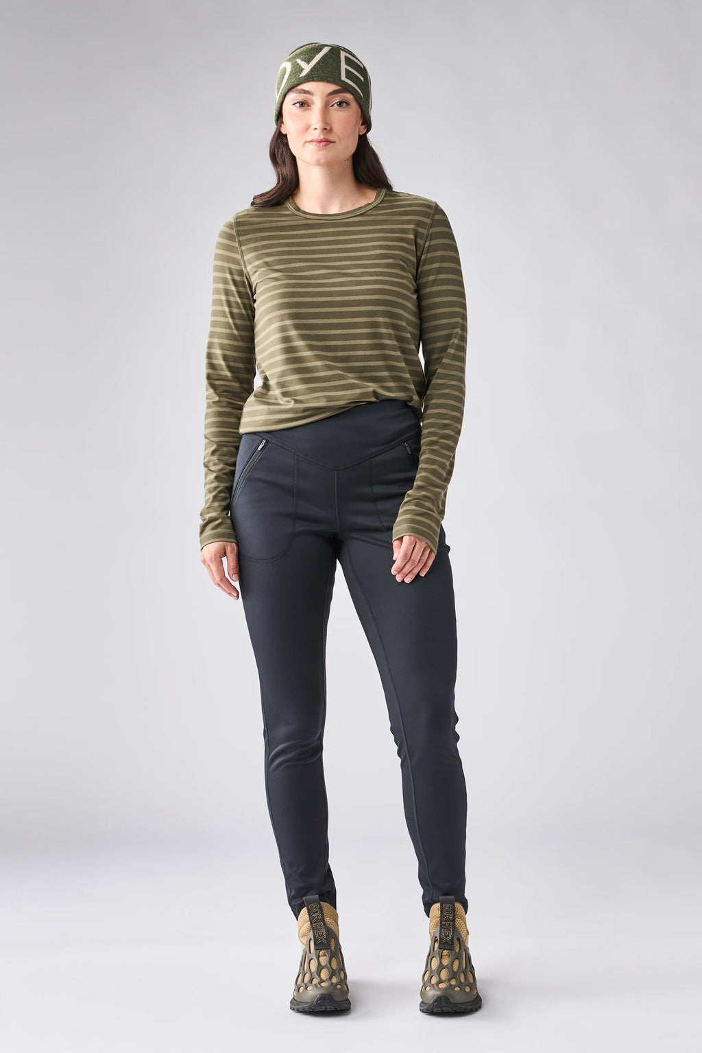 Indyeva TEPLO leggings in black