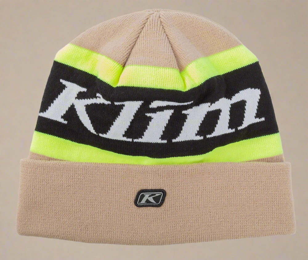 Klim Belmont Point Beanie | Montana Tan - HI-Vis
