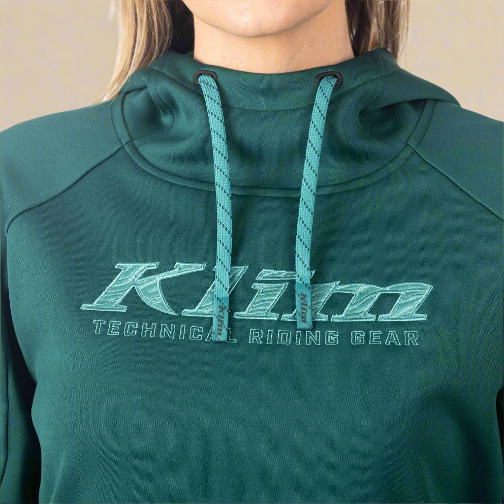 Klim Morley Pullover Hoodie | Rain Forest - Green-Blue Slate