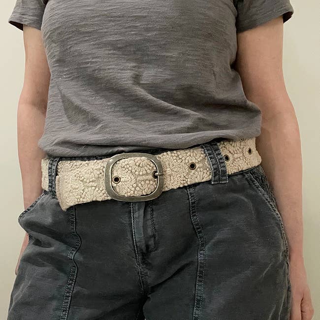 Jenny Krauss Desert Dreams Embroidered Wool Belt