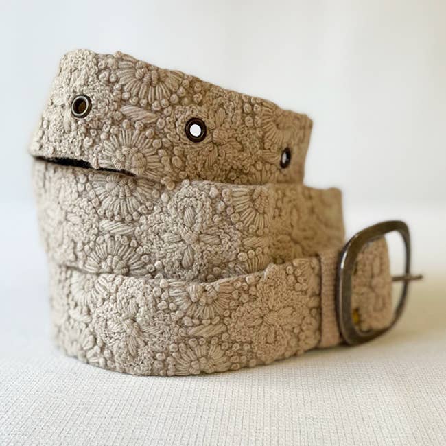 Jenny Krauss Desert Dreams Embroidered Wool Belt