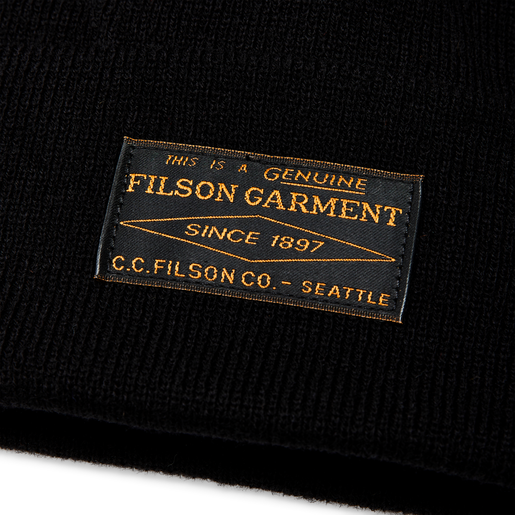 Filson Ballard Watch Cap - Black