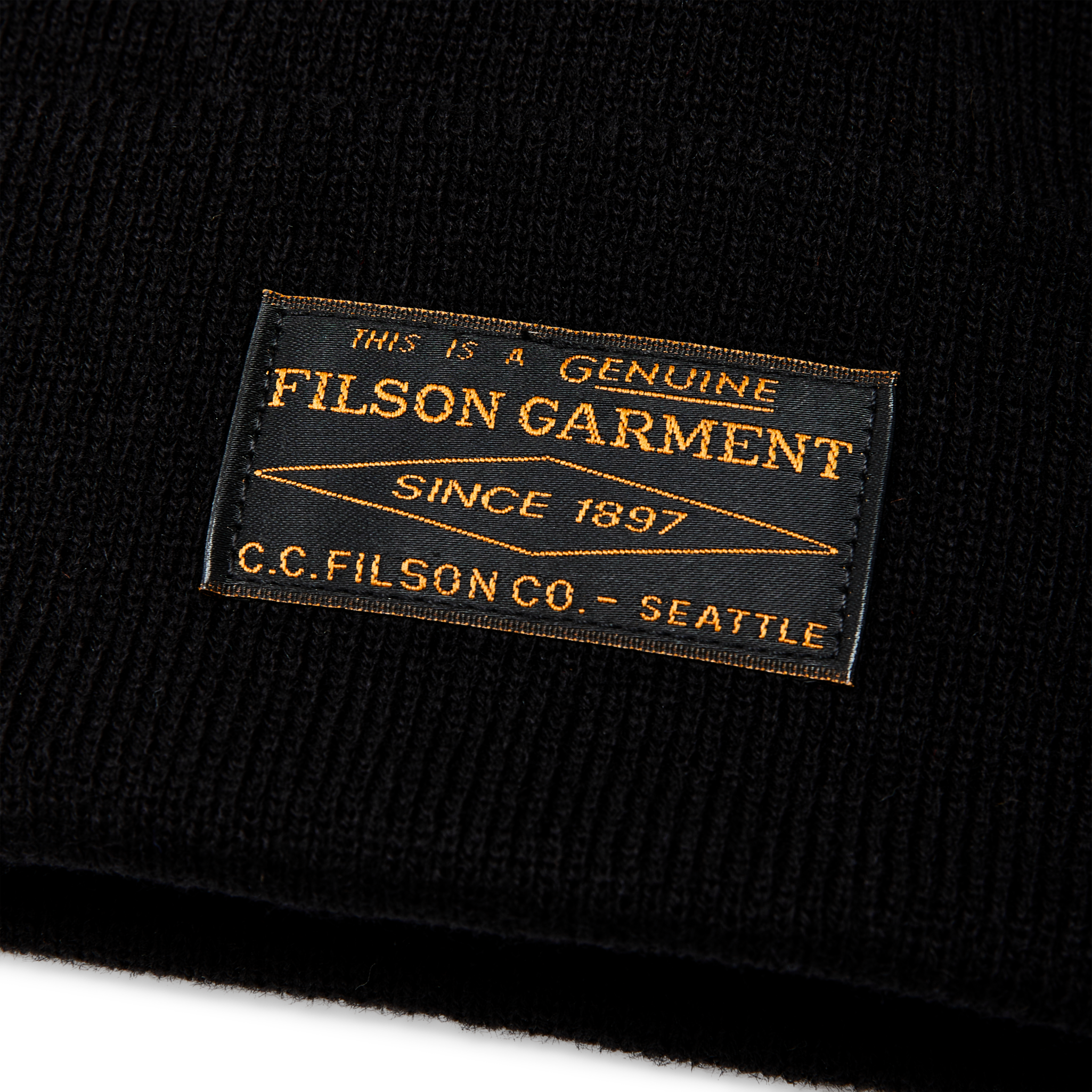 Filson Ballard Watch Cap - Black