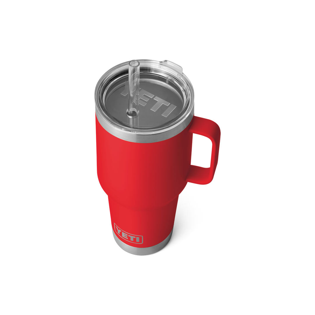 Yeti Rambler 35 oz Straw Mug Rescue Red