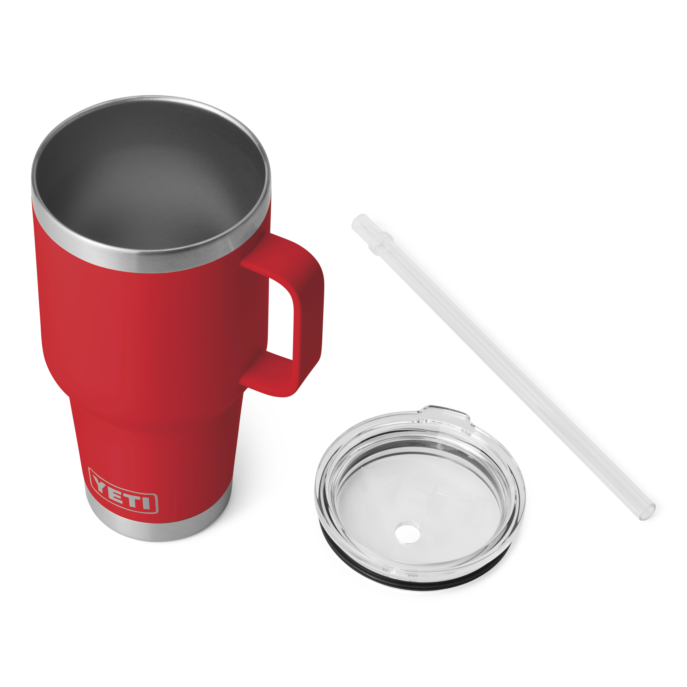 Yeti Rambler 35 oz Straw Mug Rescue Red