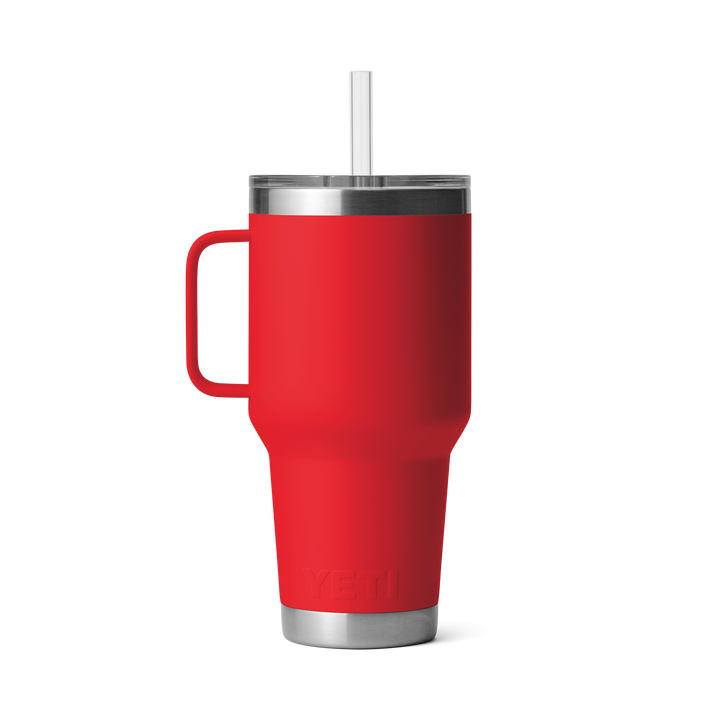 Yeti Rambler 35 oz Straw Mug Rescue Red