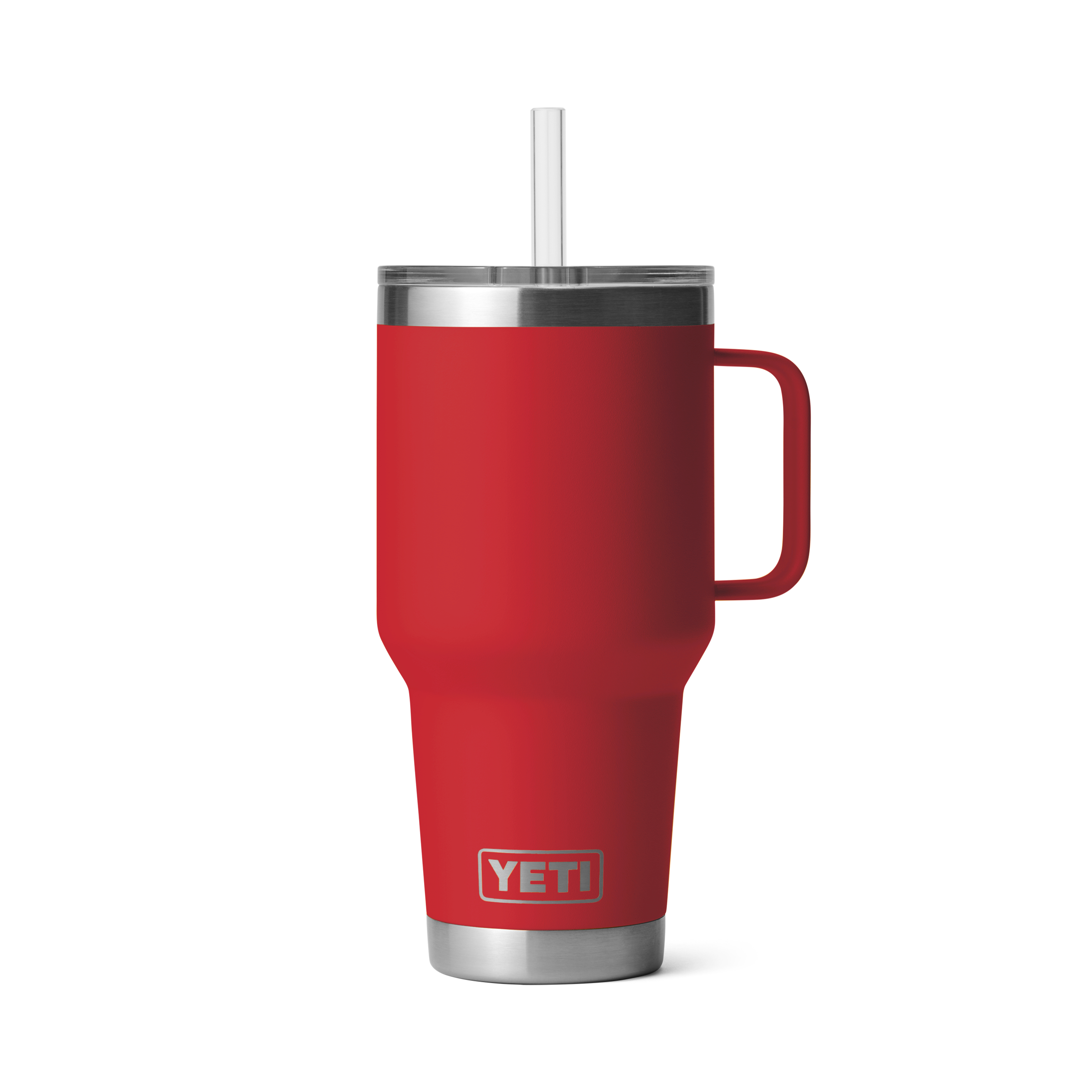 Yeti Rambler 35 oz Straw Mug Rescue Red