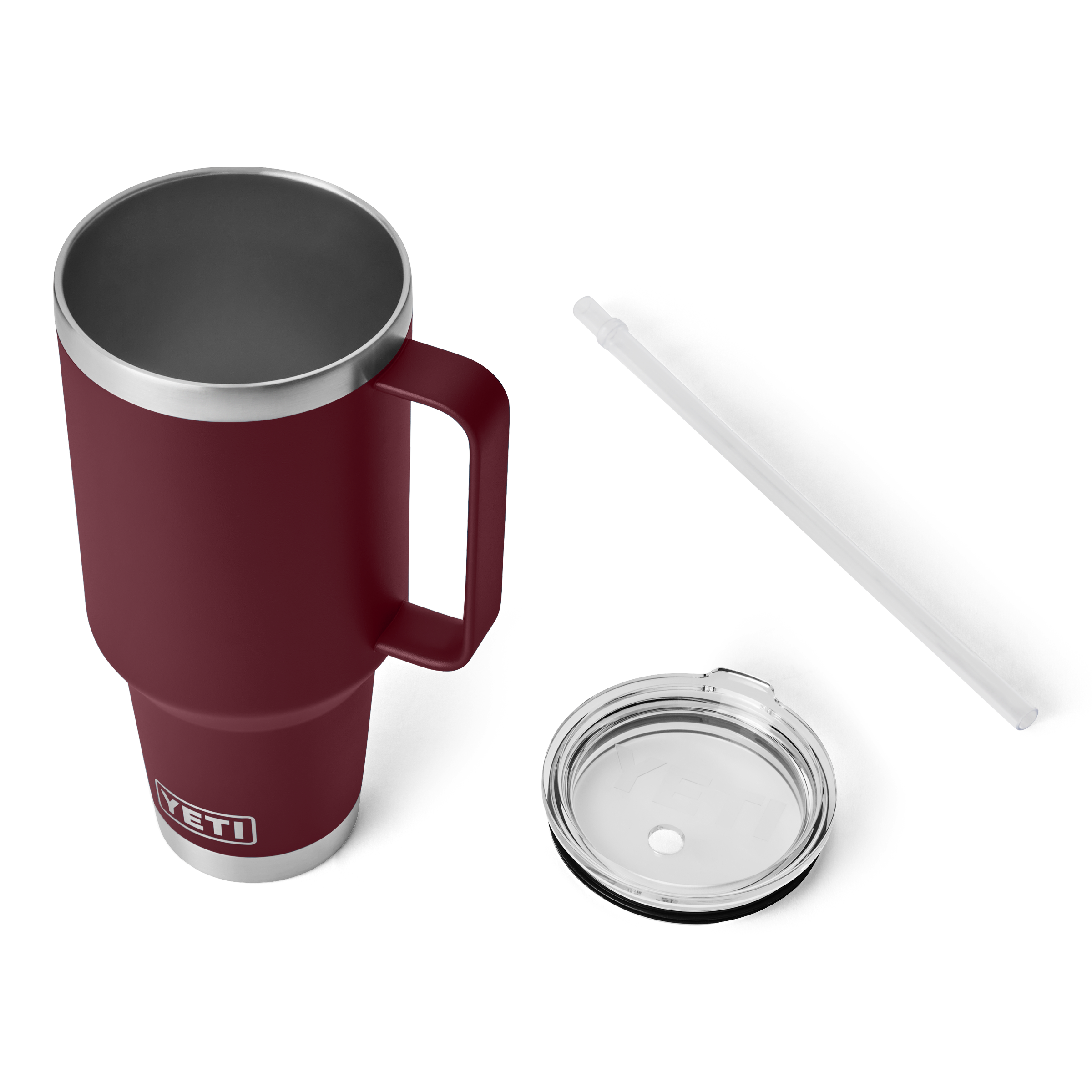 Yeti Rambler 42 oz Straw Mug Wild Vine Red