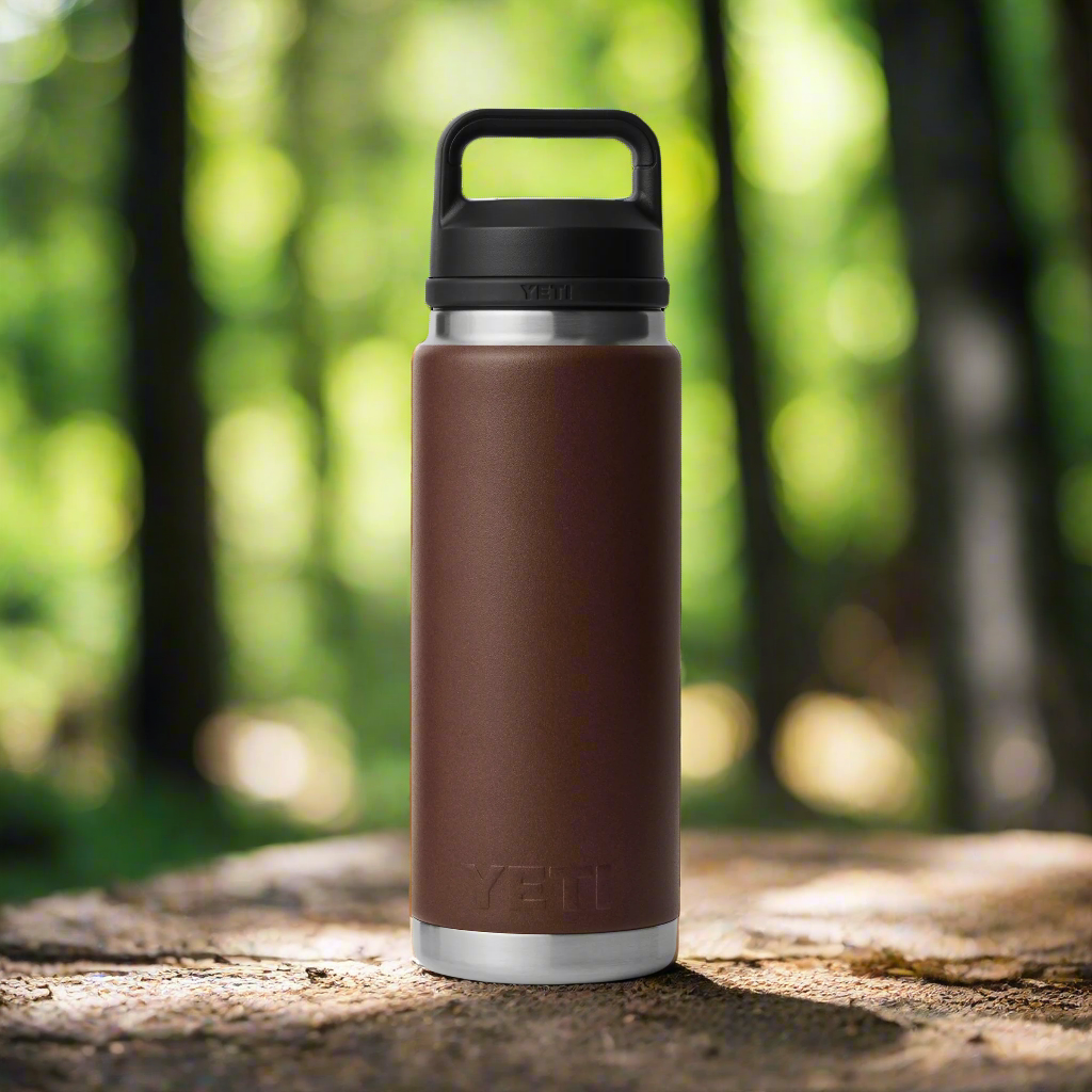 Yeti Rambler 26 oz Bottle Wetlands Brown