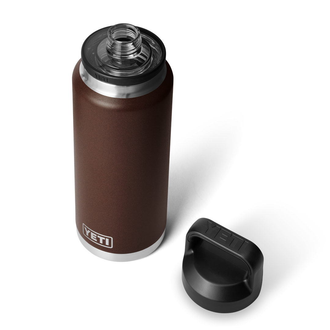 Yeti Rambler 36 oz Bottle w/Chug Cap Wetlands Brown