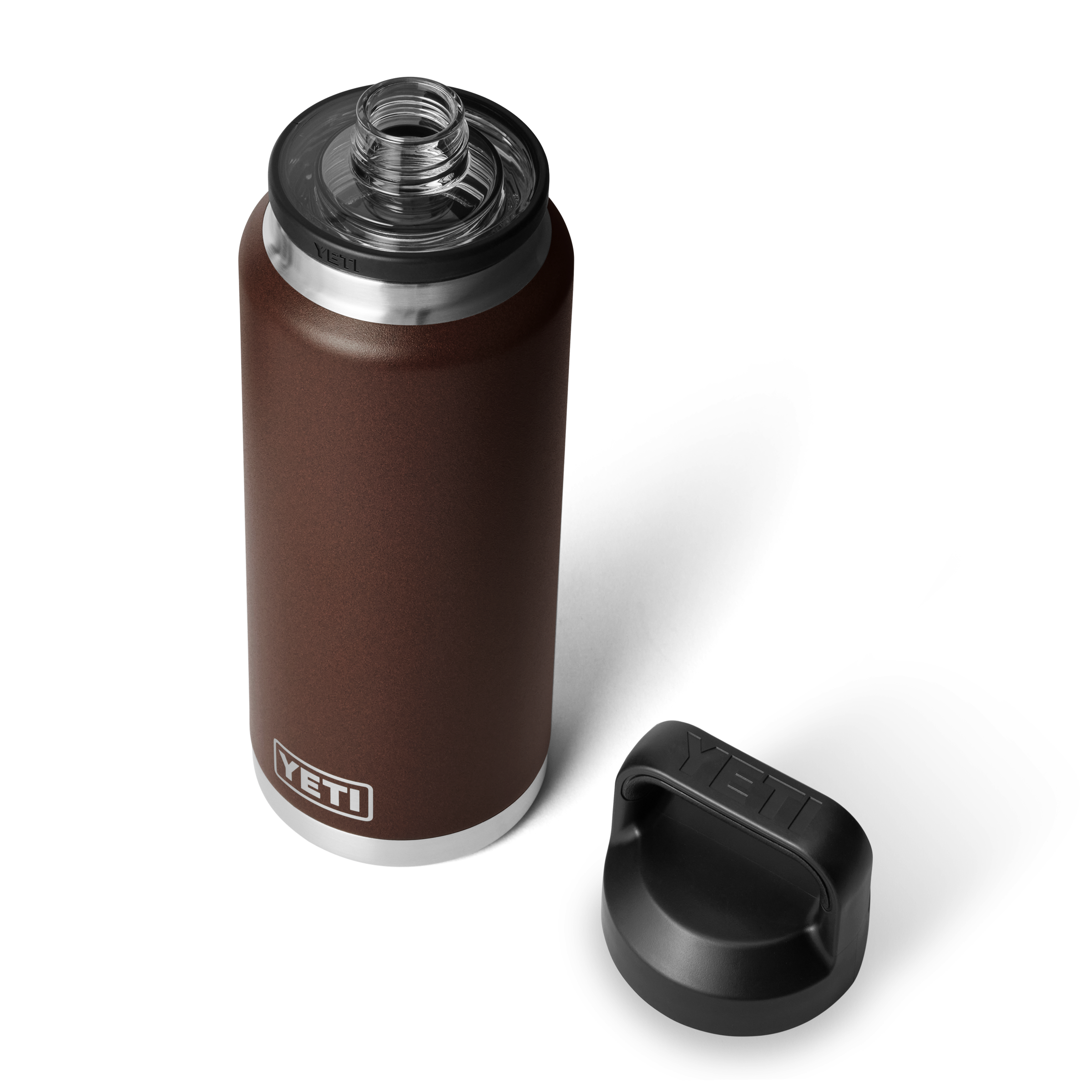 Yeti Rambler 36 oz Bottle w/Chug Cap Wetlands Brown