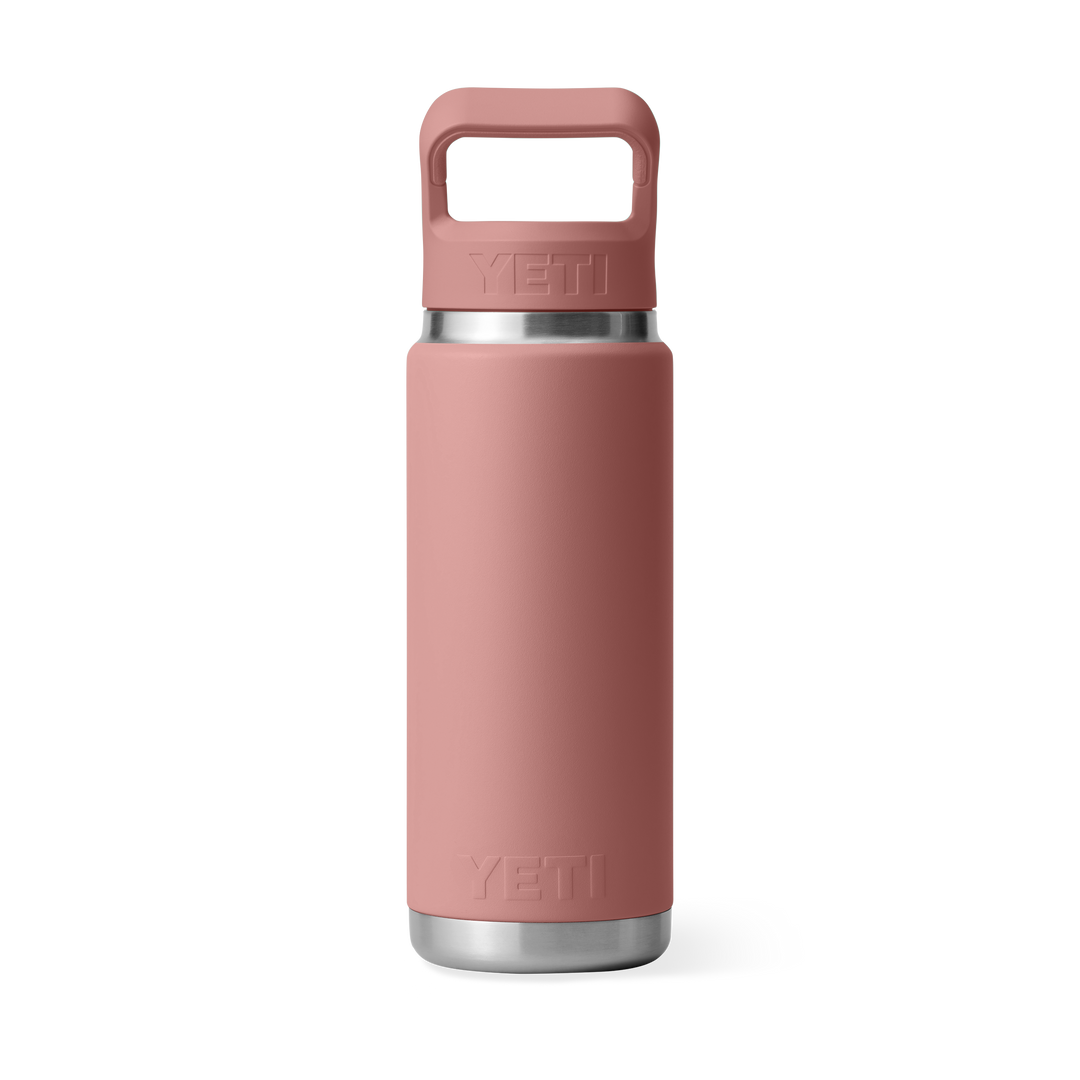 Yeti Rambler 26 oz Straw Bottle Sandstone Pink