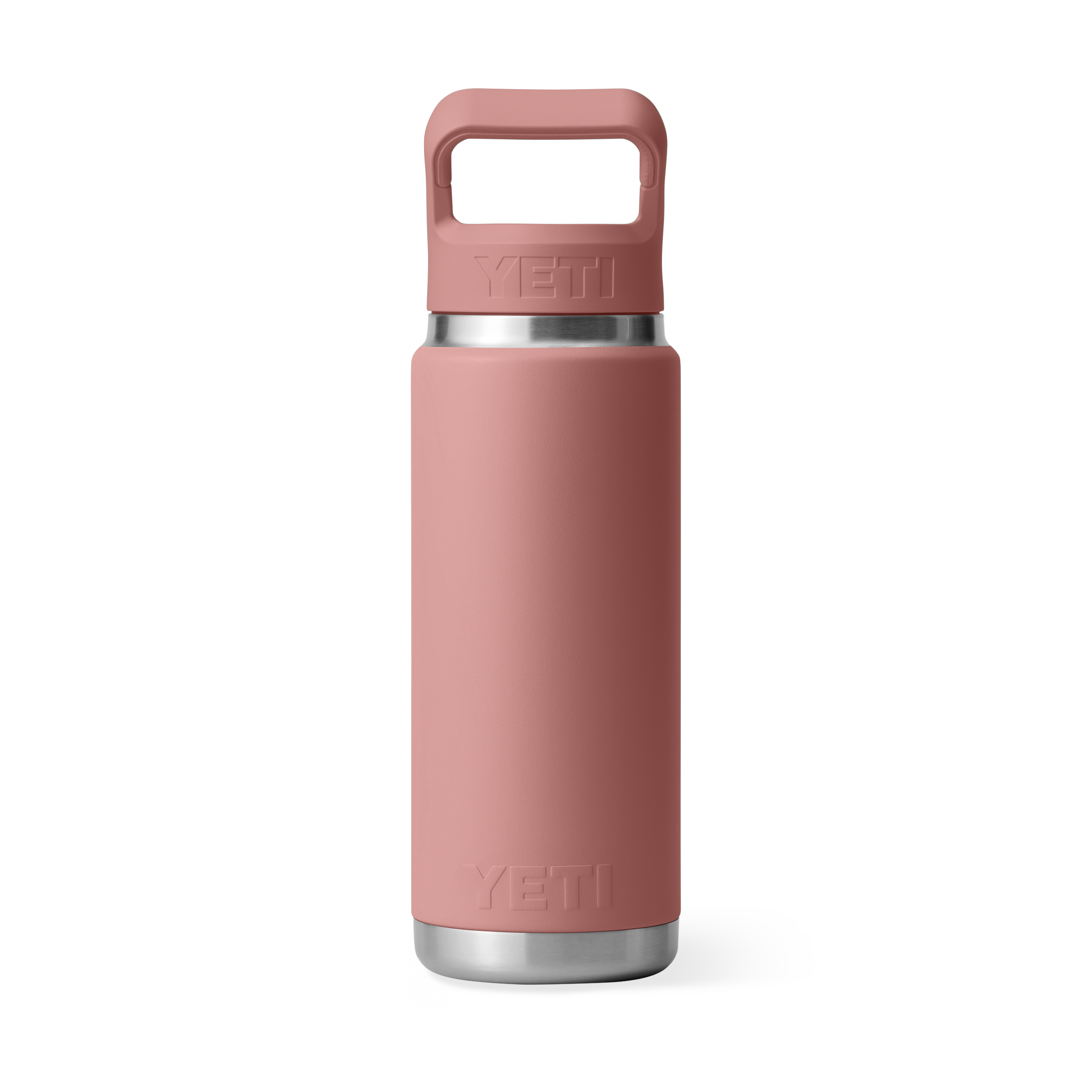 Yeti Rambler 26 oz Straw Bottle Sandstone Pink