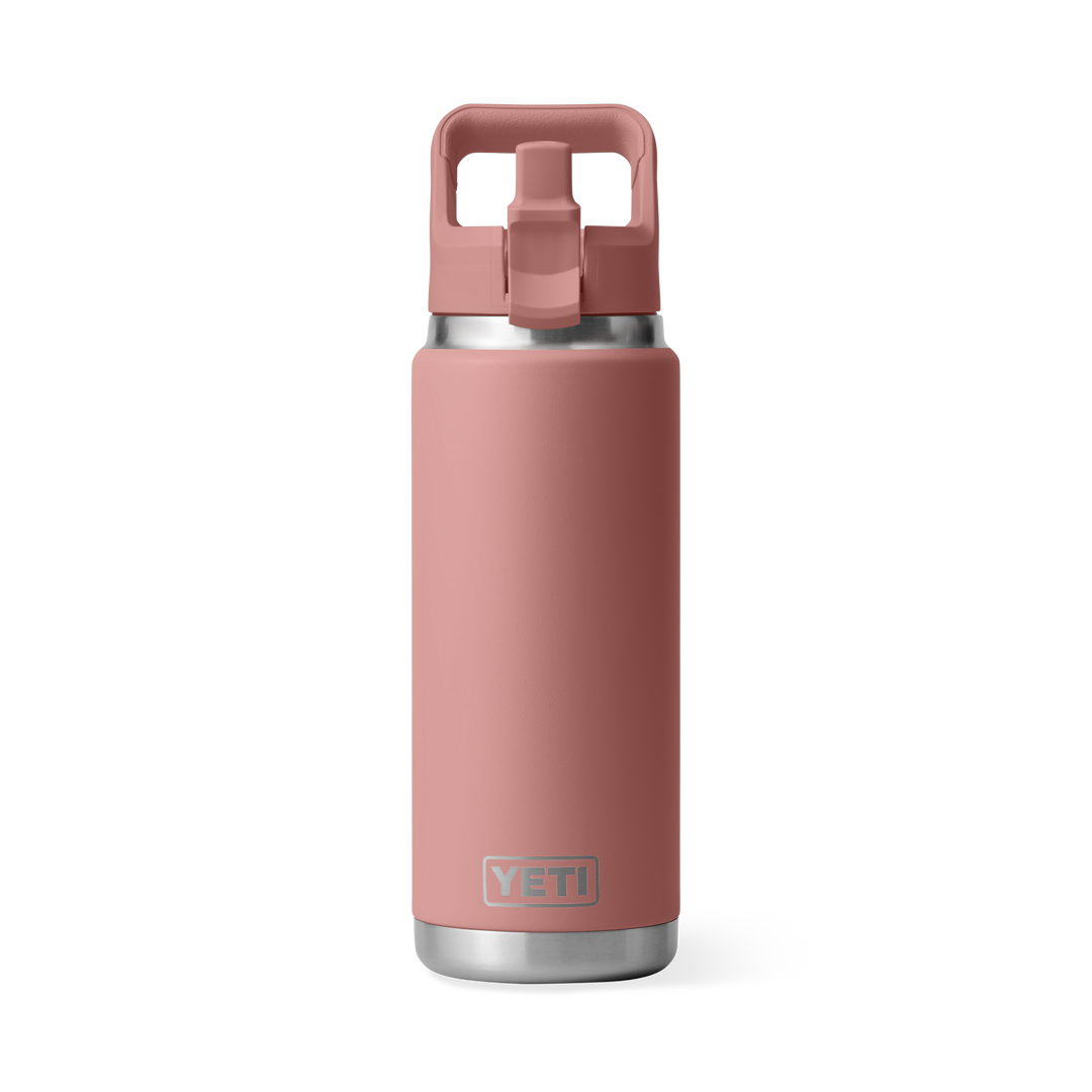 Yeti Rambler 26 oz Straw Bottle Sandstone Pink