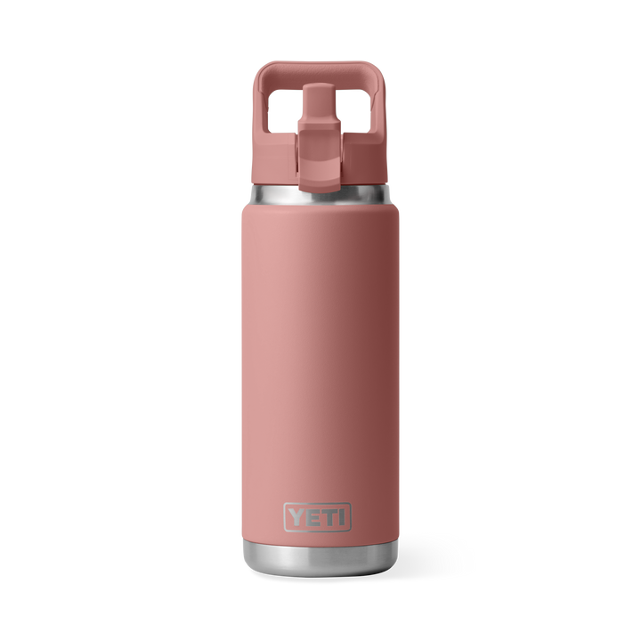Yeti Rambler 26 oz Straw Bottle Sandstone Pink