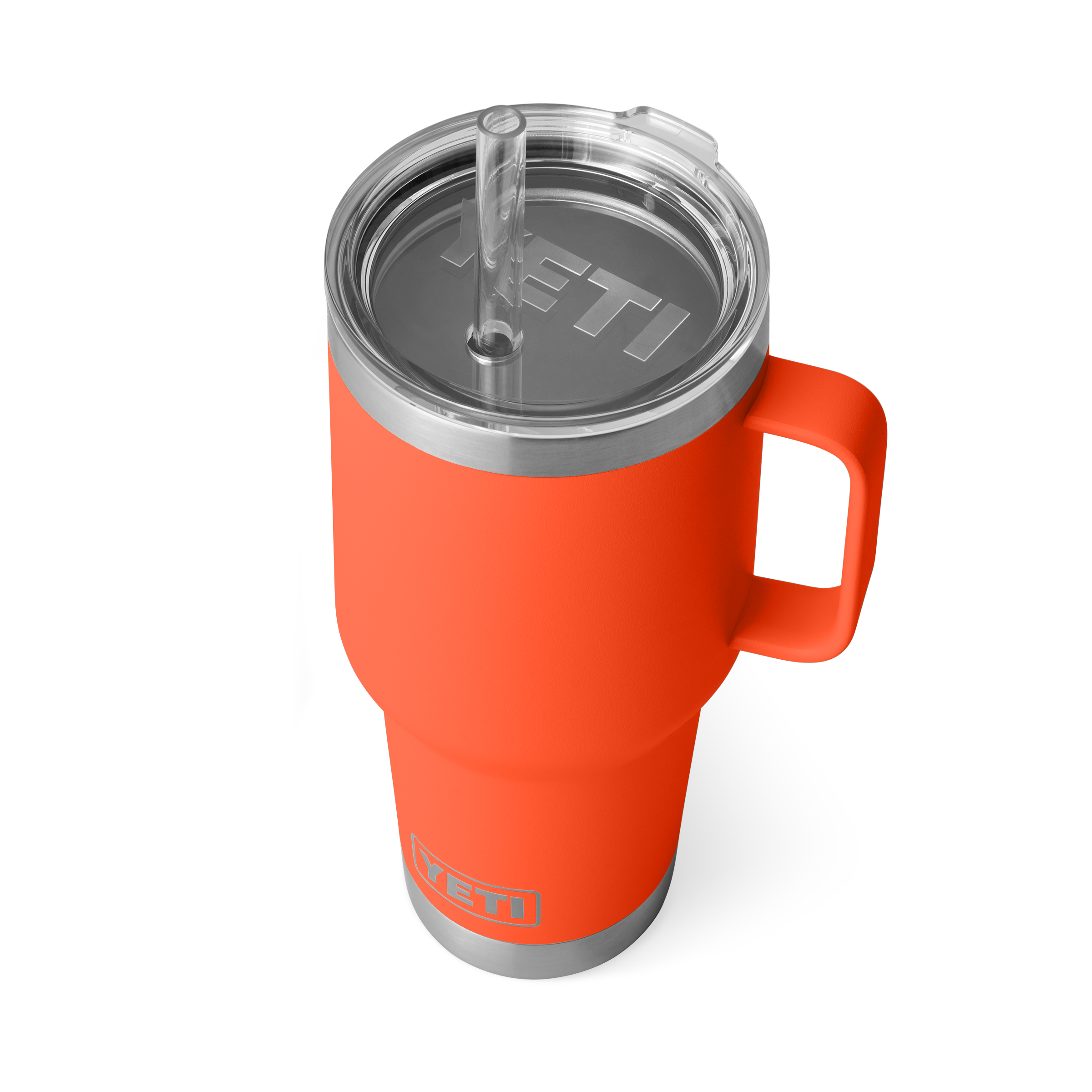 Yeti Rambler 35 oz Straw Mug Papaya 