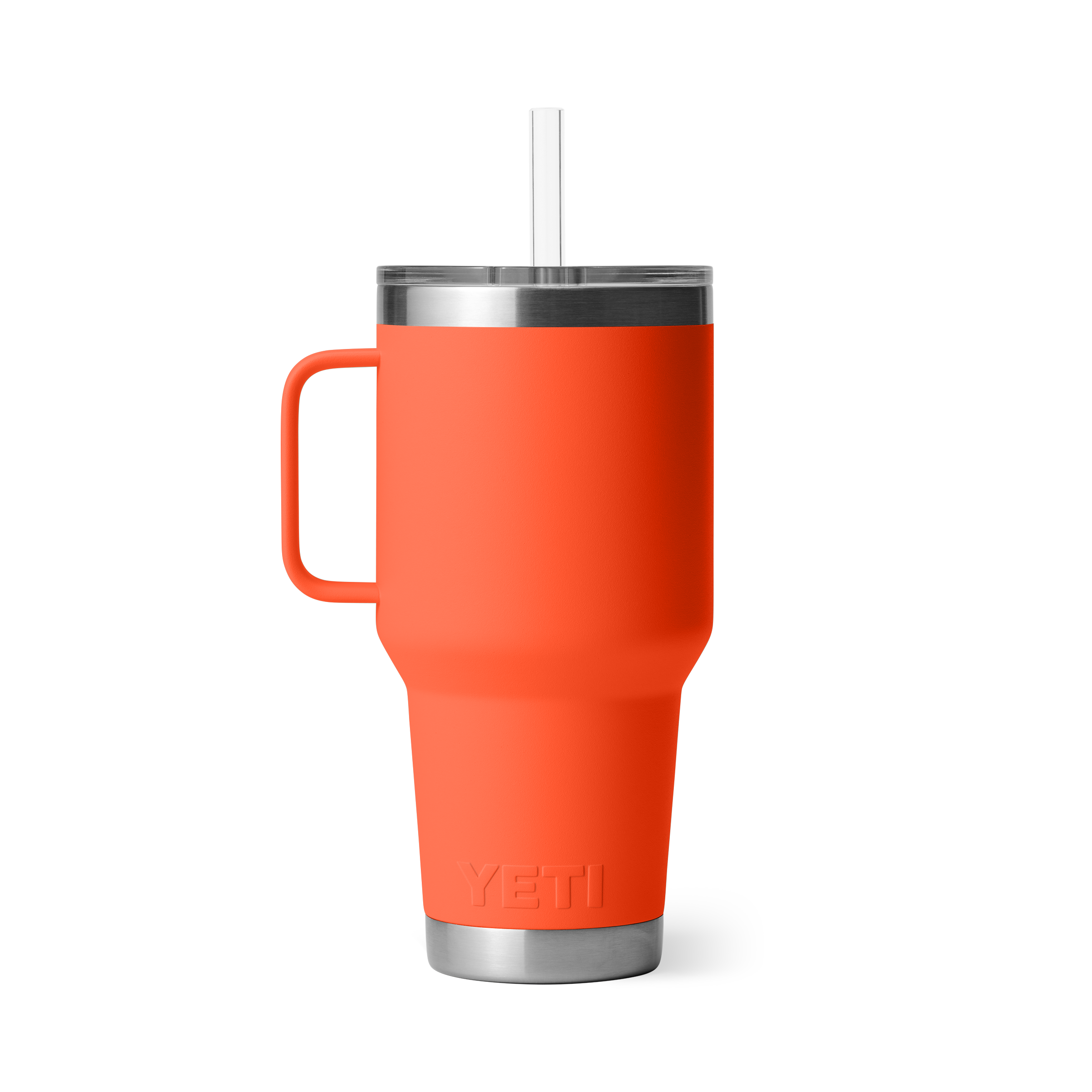 Yeti Rambler 35 oz Straw Mug Papaya 