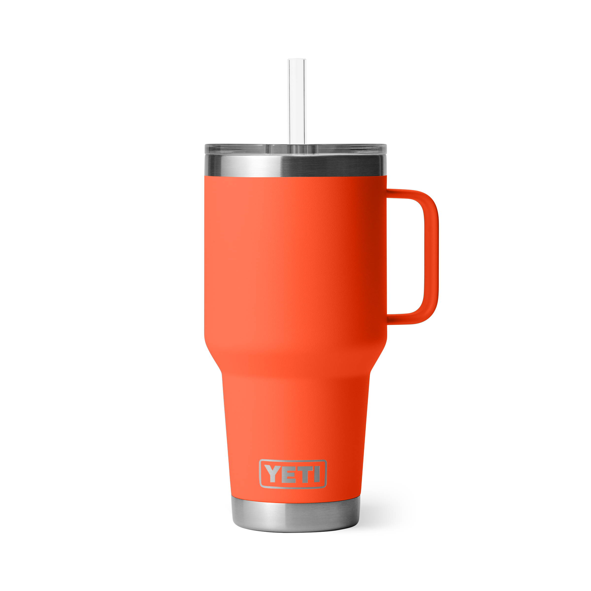 Yeti Rambler 35 oz Straw Mug Papaya 