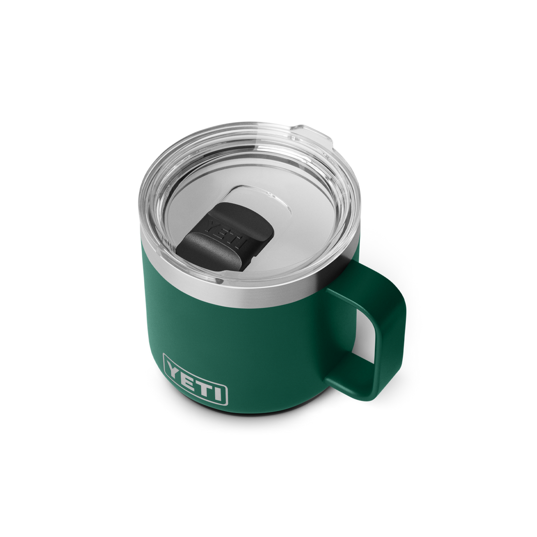 Yeti Rambler 14 oz Mug 2.0 | Black Forest Green