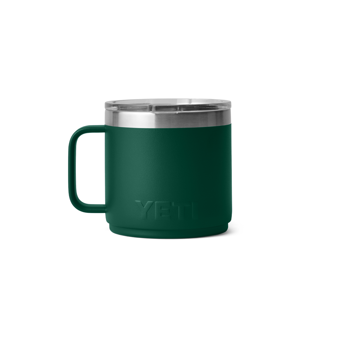 Yeti Rambler 14 oz Mug 2.0 | Black Forest Green