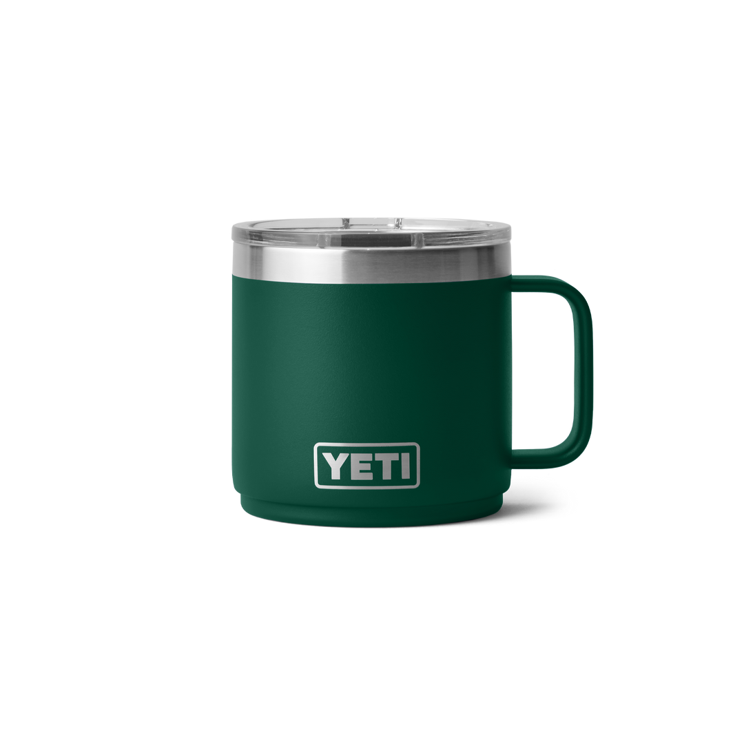 Yeti Rambler 14 oz Mug 2.0 | Black Forest Green