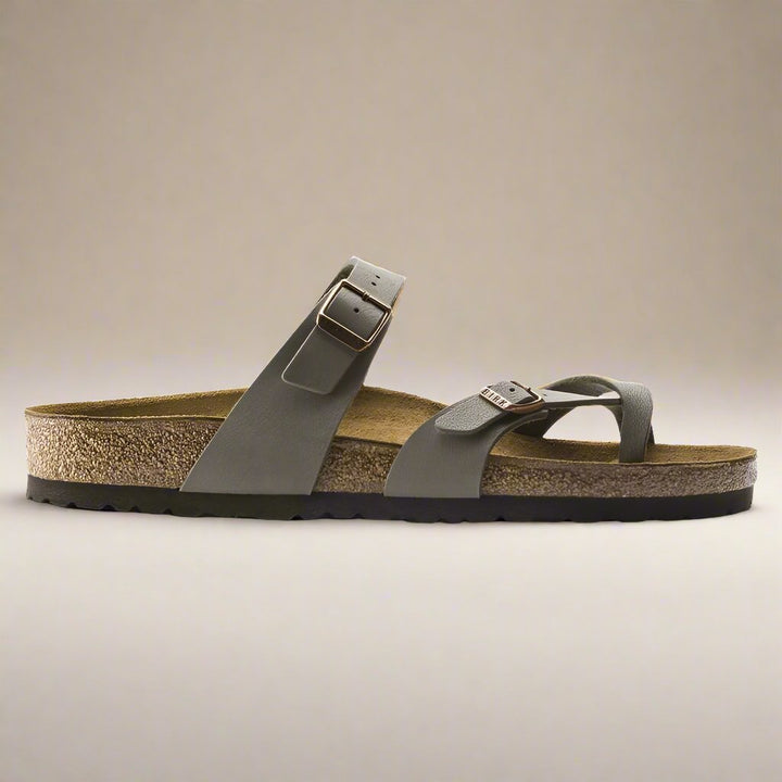 Birkenstock Mayari Birkibuc Sandal | Stone