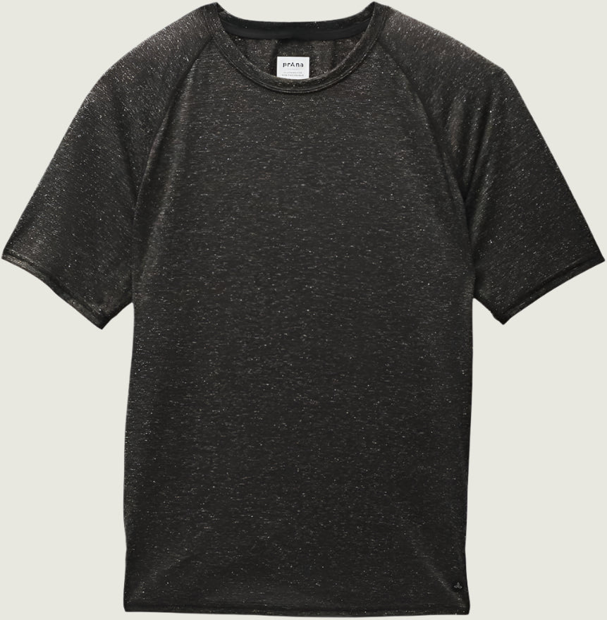 Prana M's Natural Flow SS Crew | Dark Iron