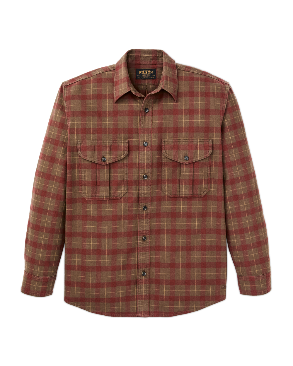 Filson Alaskan Guide Shirt - Brown/Mahogany Plaid