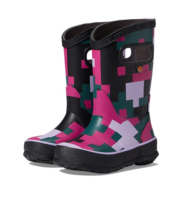 Bogs Kids Rainboot Big Camo Blk Multi