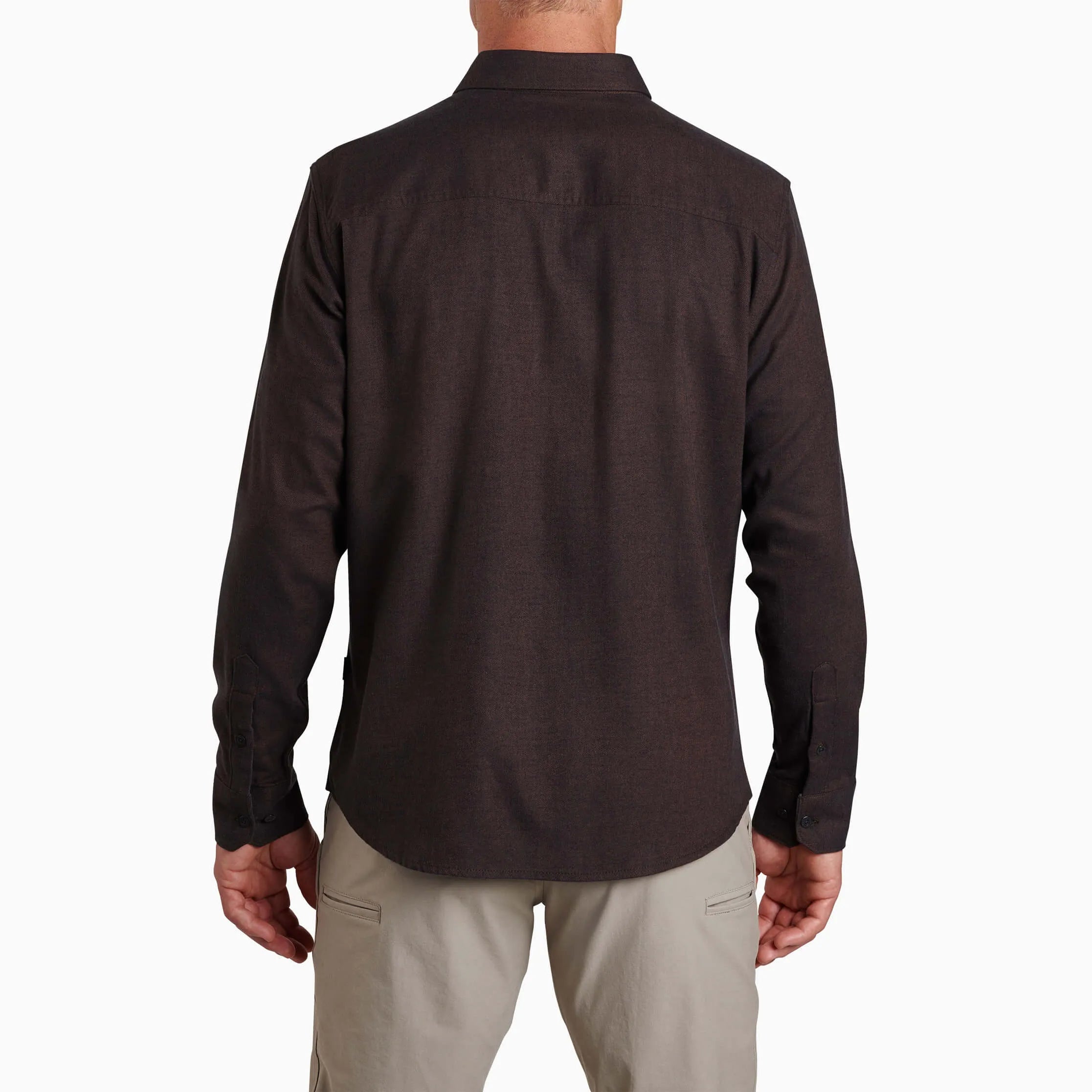 Kuhl M's Descendr Flannel LS Black Coffee