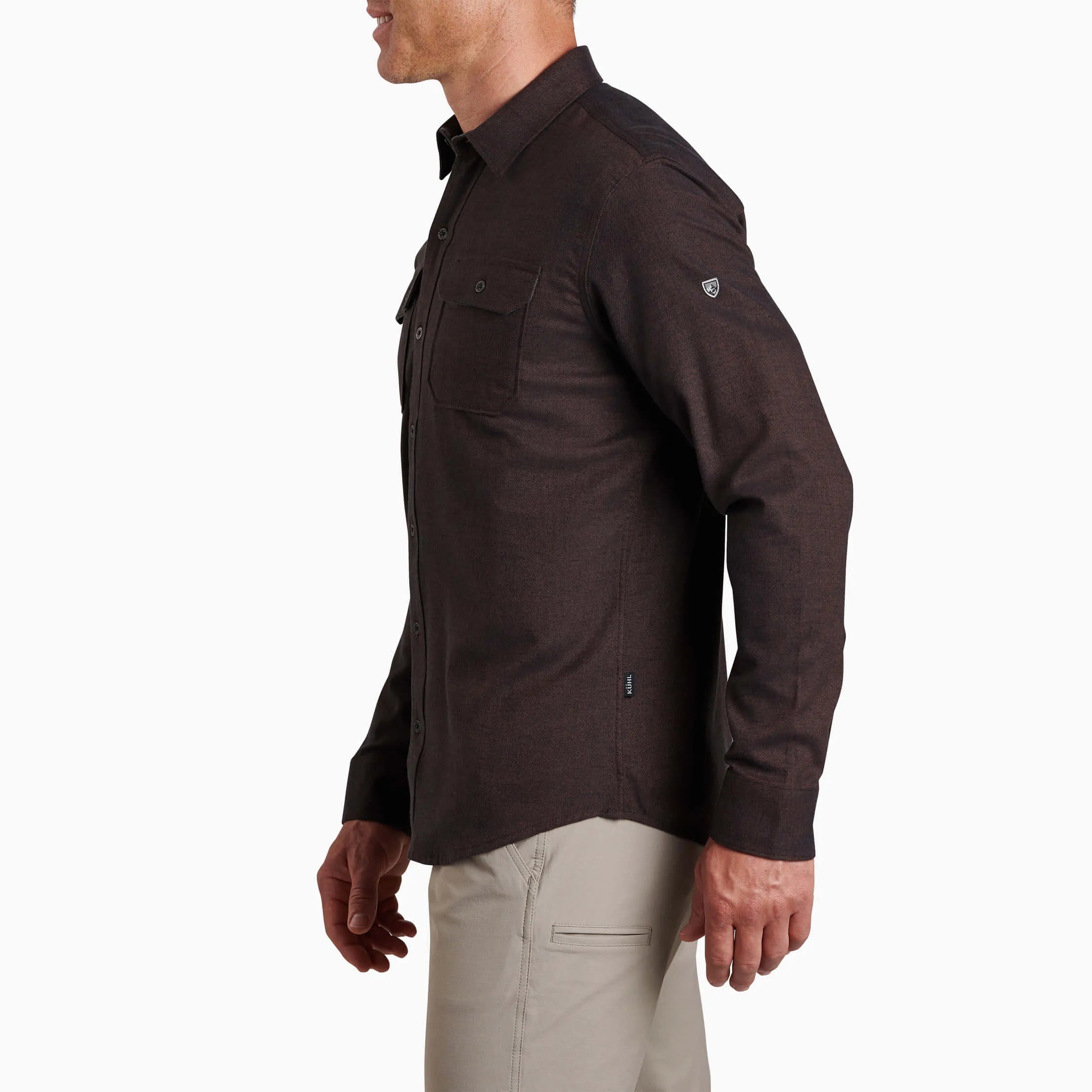 Kuhl M's Descendr Flannel LS Black Coffee
