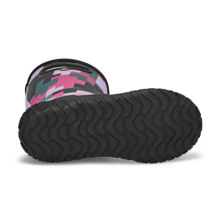 Bogs Kids Rainboot Big Camo Blk Multi