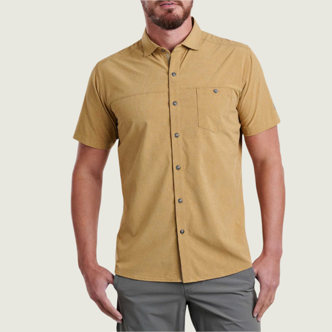 Kuhl Men's Optimizr Short Sleeve Shirt | Honey Maple