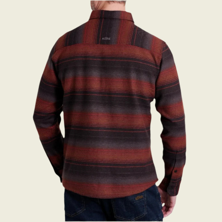 Kuhl M's Disordr Flannel Long Sleeve | Spiced Rum