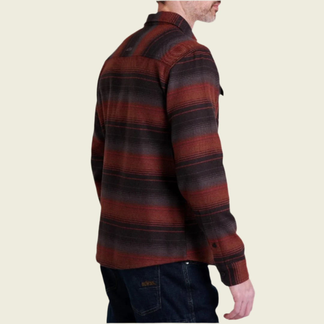 Kuhl M's Disordr Flannel Long Sleeve | Spiced Rum