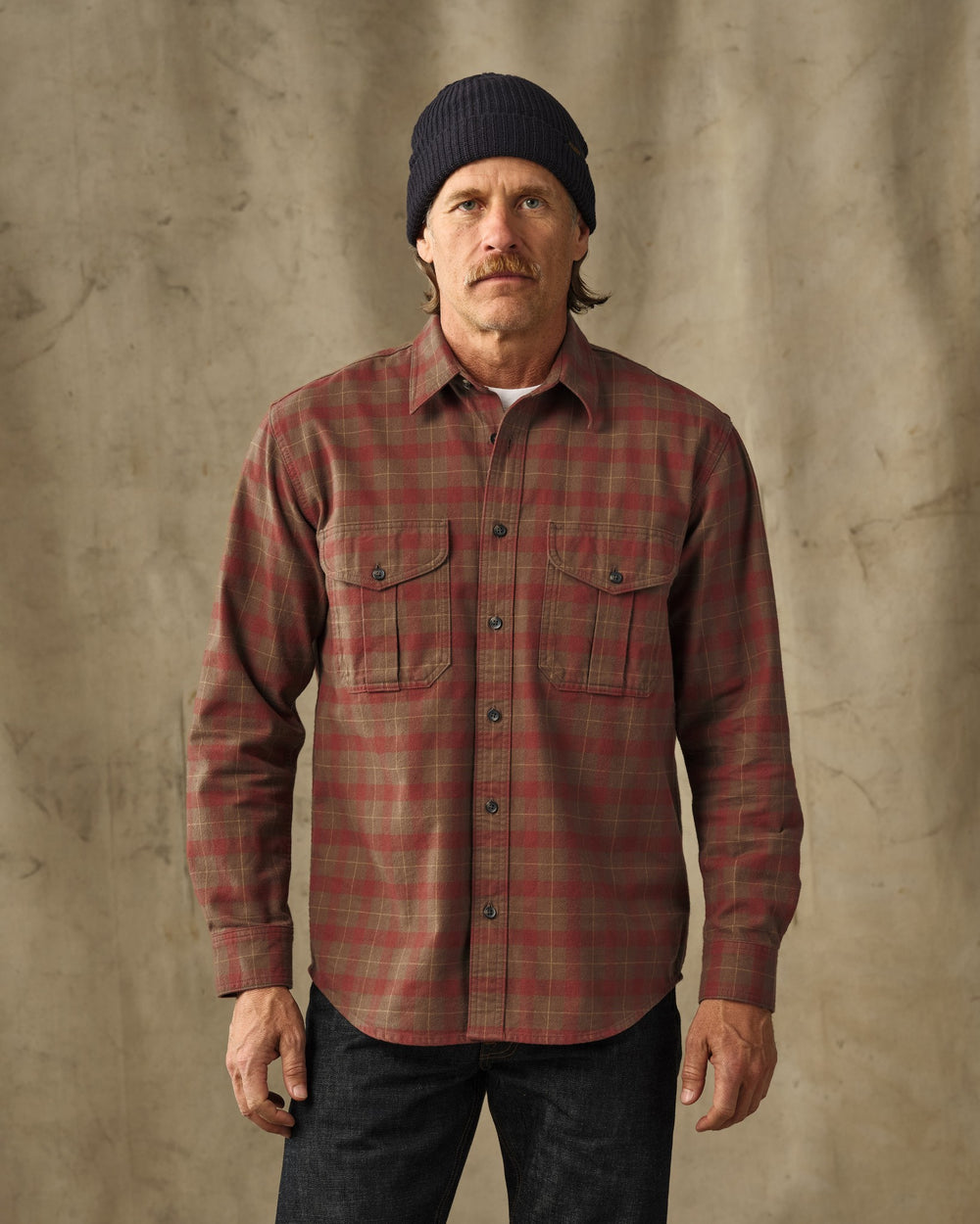 Filson Alaskan Guide Shirt - Brown/Mahogany Plaid