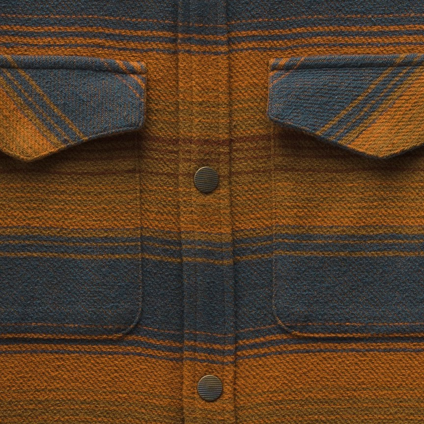 Prana M's Happy Camp Flannel | Sepia