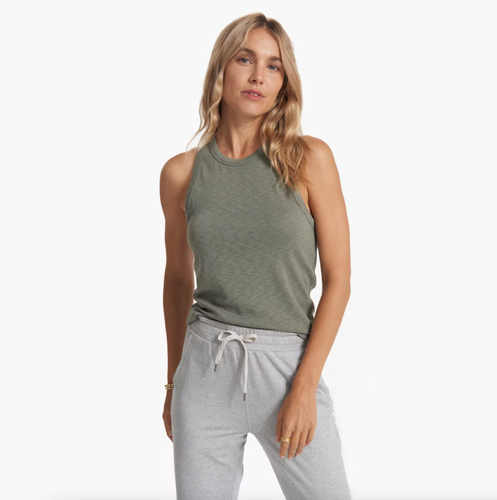 Vuori Women's Sunrise High Neck Tank Pistachio