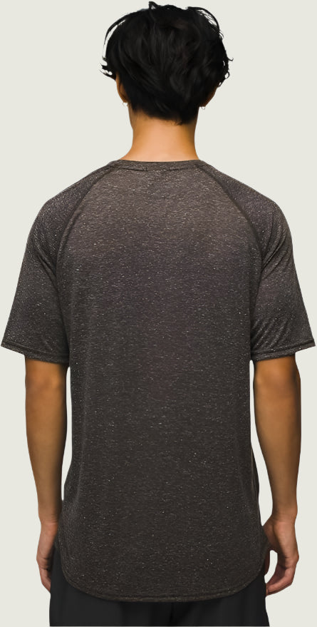 Prana M's Natural Flow SS Crew | Dark Iron